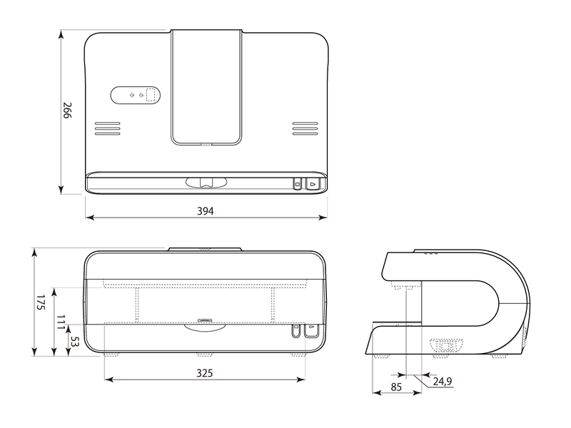 YU-V-320 家庭用吸嘴式真空包裝機
