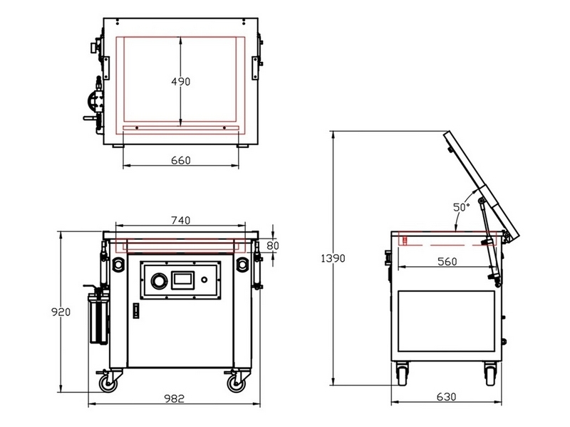SCR-660震動整平真空機