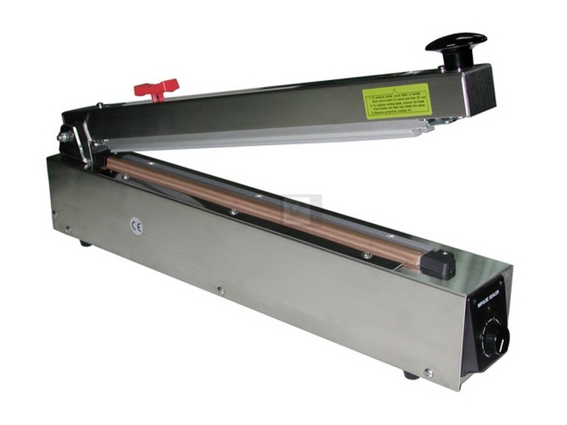 405HCS 不鏽鋼手壓瞬熱附切刀封口機