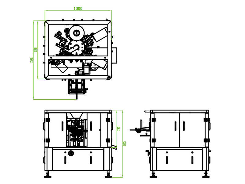 RM-619 經濟型圓盤式自動給袋包裝機