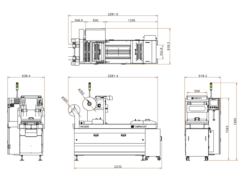 RS-320 自動熱成型真空包裝機