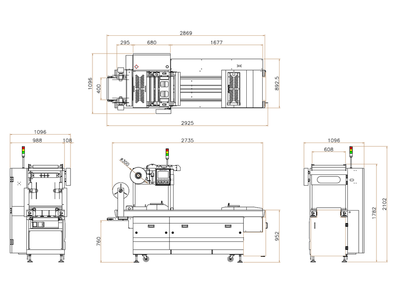 RS-420E 自動熱成型真空包裝機