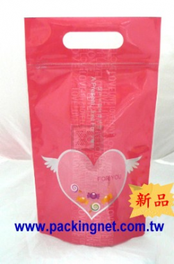 SL104 粉紅小甜心夾鏈立袋