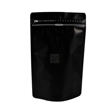 咖啡夾鏈立袋-黑色氣閥款